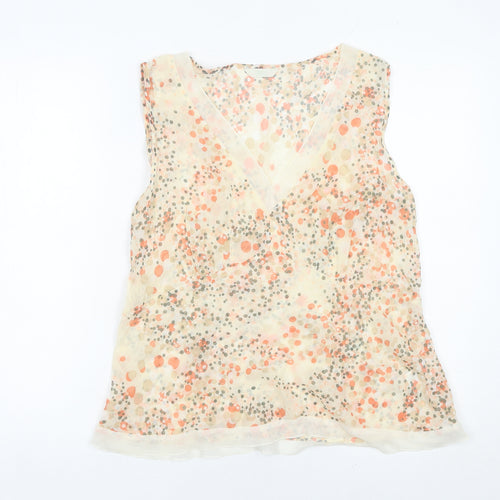 Marks and Spencer Womens Multicoloured Sleeveless Viscose Blouse UK16