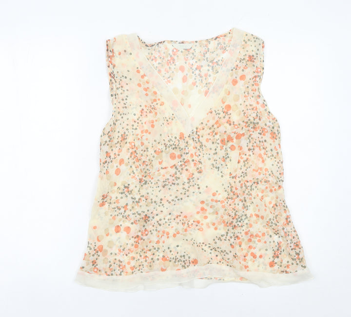 Marks and Spencer Womens Multicoloured Sleeveless Viscose Blouse UK16