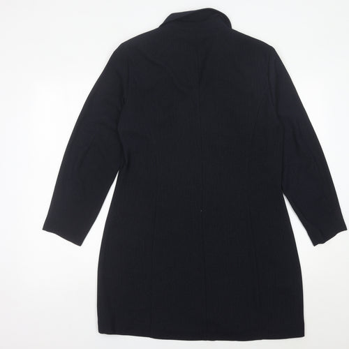 Bianca Women's Black Size 10 Mid-Length Blazer Jacket