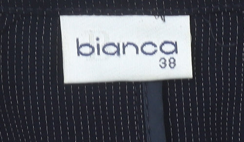 Bianca Women's Black Size 10 Mid-Length Blazer Jacket