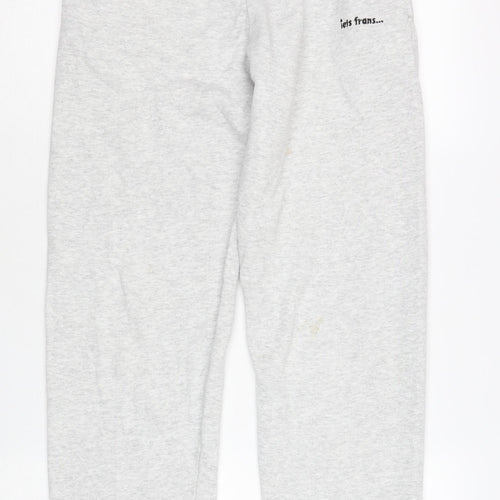 iets frans Women’s Grey XS Sweatpants Tapered Cotton Blend