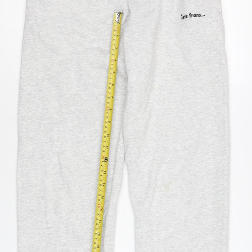 iets frans Women’s Grey XS Sweatpants Tapered Cotton Blend