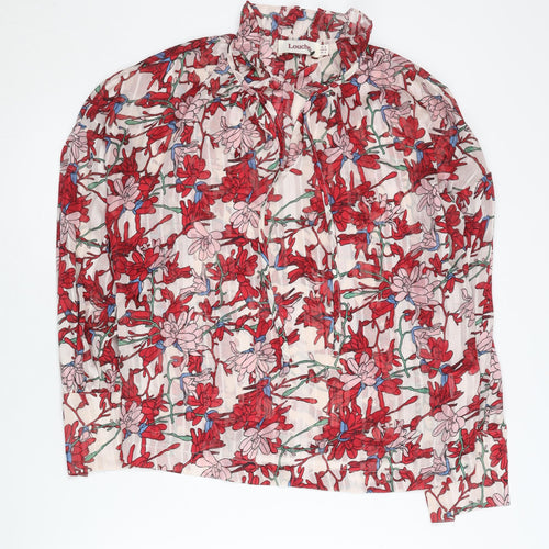 Louche Women's Multicoloured Floral Blouse Size 8 Tunic Style
