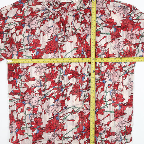 Louche Women's Multicoloured Floral Blouse Size 8 Tunic Style