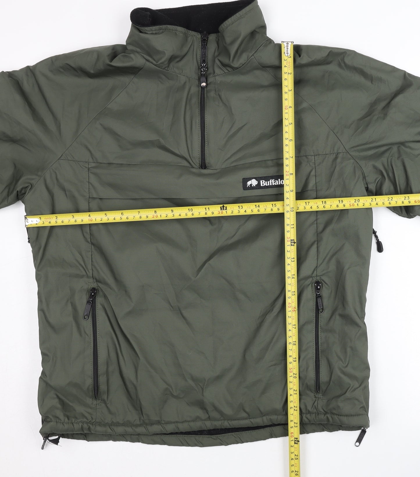 Buffalo Systems Men’s Green Anorak Jacket Size 38 Outdoor Hiking