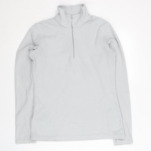 Mountain Warehouse Women’s Grey Fleece 1/2 Zip Sweatshirt Size S