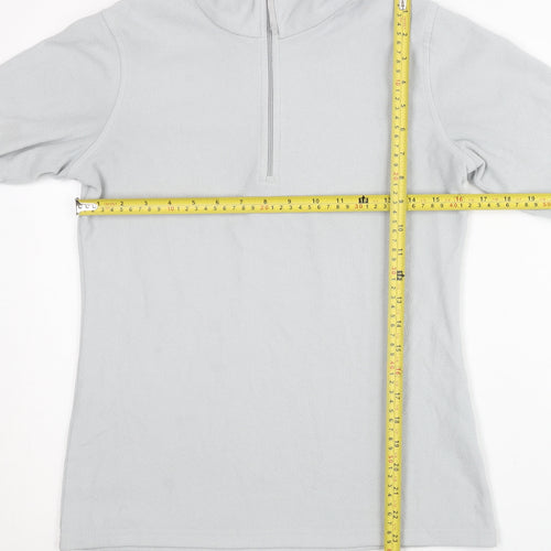 Mountain Warehouse Women’s Grey Fleece 1/2 Zip Sweatshirt Size S