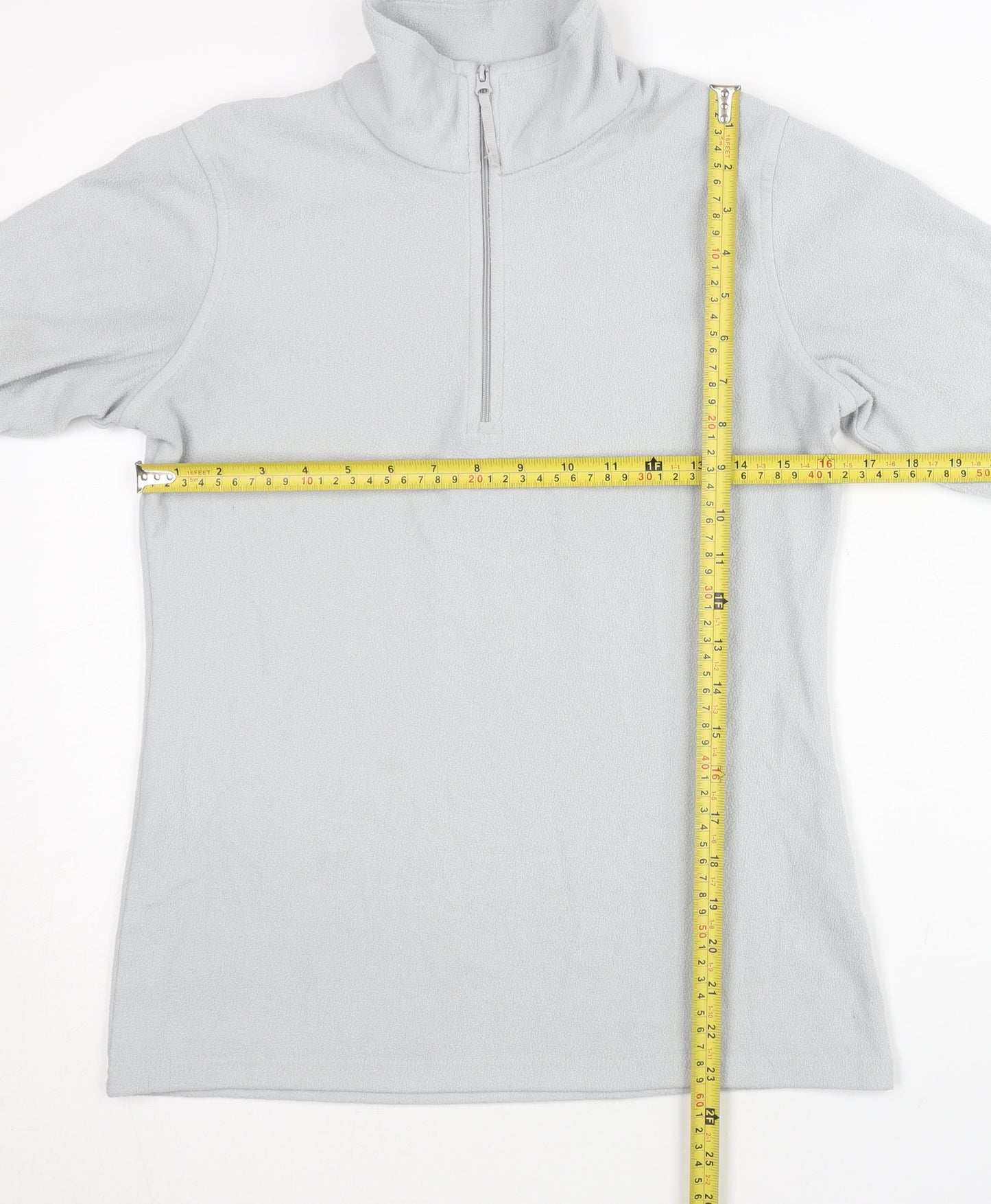 Mountain Warehouse Women’s Grey Fleece 1/2 Zip Sweatshirt Size S