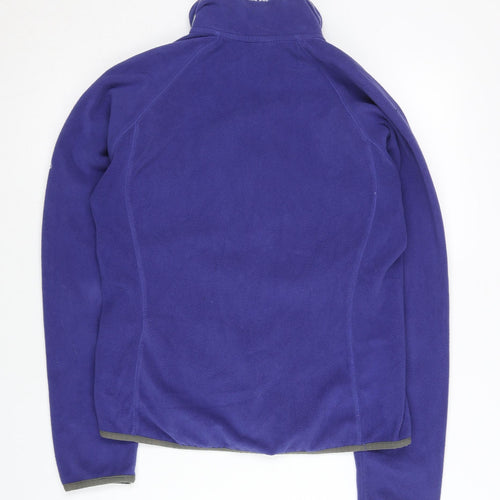 Craghoppers Womens Purple Fleece Jacket UK 10 Full Zip Outdoor