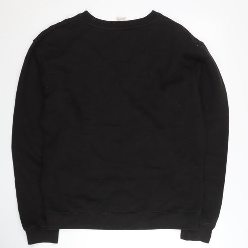 Delta Fleece Mens Black Anime Graphic Pullover Sweatshirt Size M