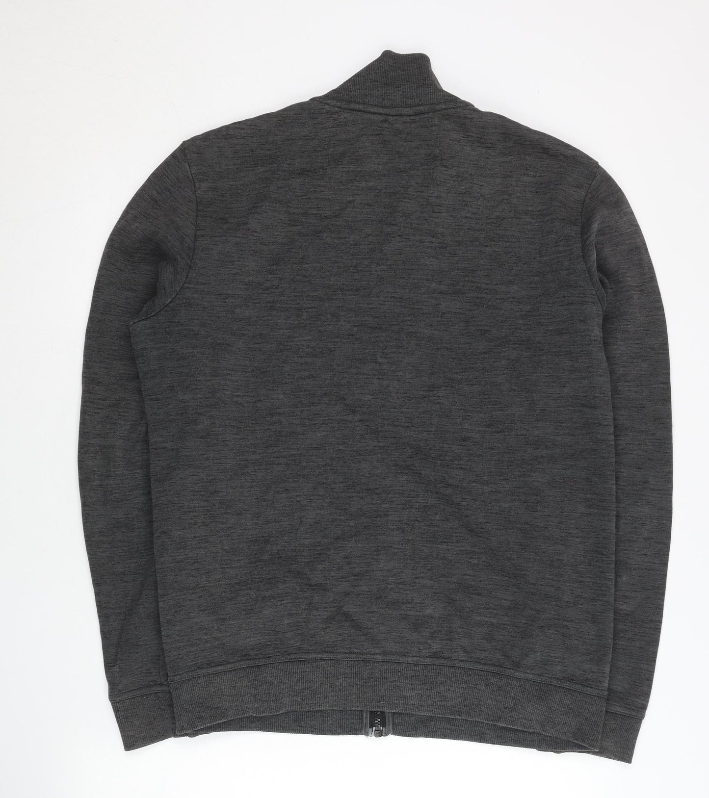 Next Men’s Grey Full Zip Jacket M 39-41 in Regular Fit Cotton Blend