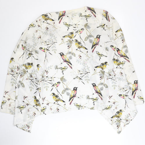 Urban Mist Women’s Multicoloured Bird Print Viscose Suit Top M