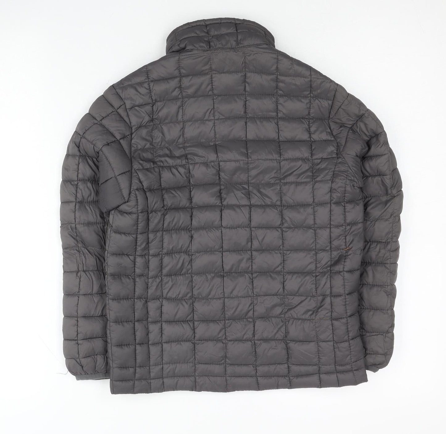 Snozu Boys Grey Quilted Puffer Jacket XS Lightweight Winter Coat