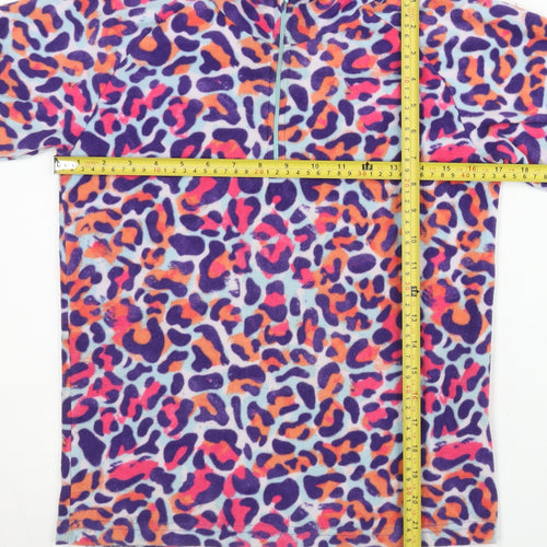 Mountain Warehouse Girls Multicoloured Fleece Sweatshirt 11-12Y 1/4 Zip