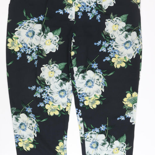 Dorothy Perkins Womens Multicoloured Floral Trousers Size 14