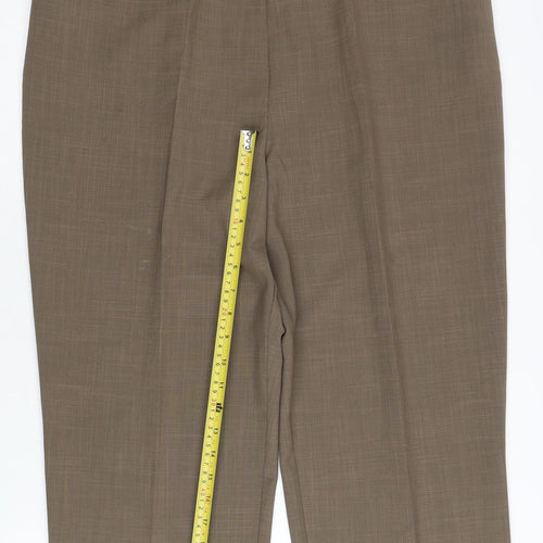 Ellie Louise Women’s Brown Size 18 Straight Leg Trousers