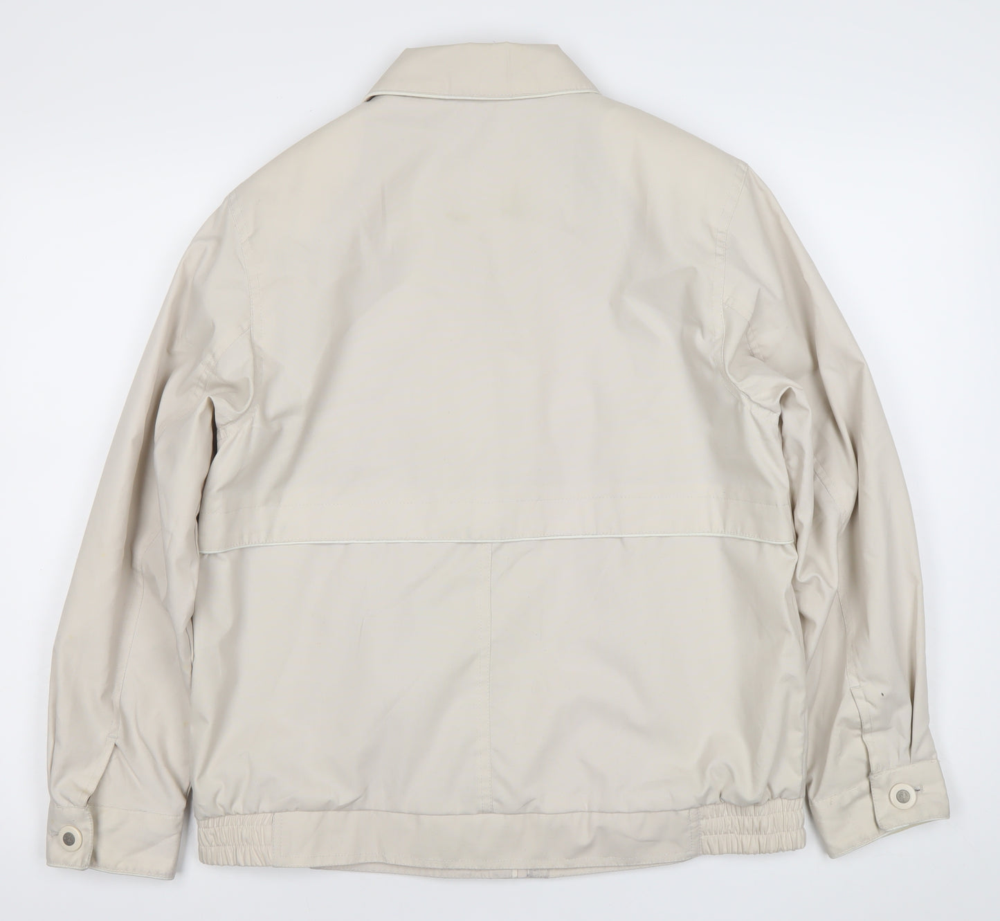 BHS Women Beige Jacket Size 14 Basic Casual Spring Coat