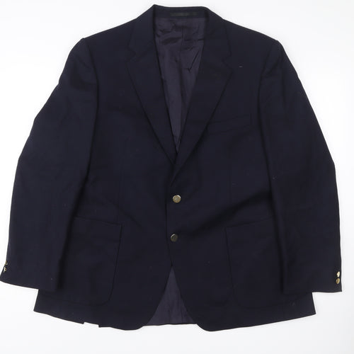 Marks and Spencer St Michael Men’s Blue Wool Blazer 43 Short Classic