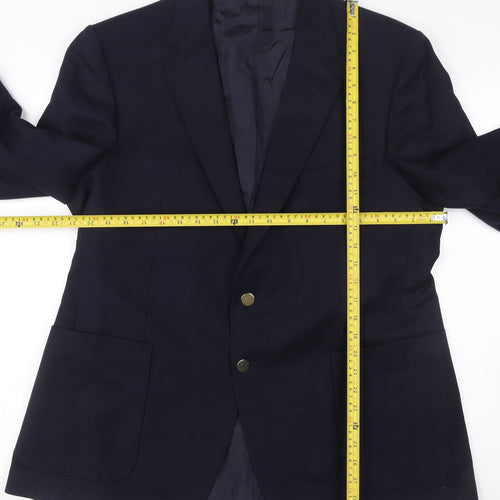 Marks and Spencer St Michael Men’s Blue Wool Blazer 43 Short Classic