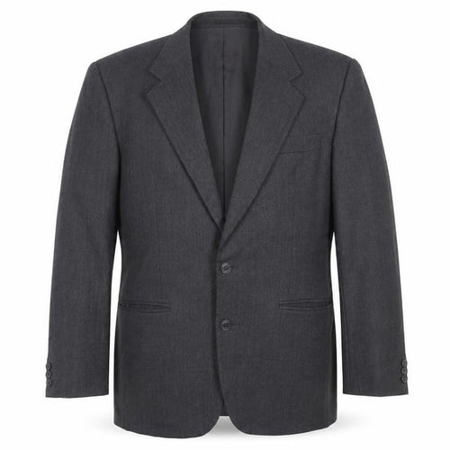 Chatsworth Men’s Grey Wool Blazer Jacket Size 40R Single Breasted