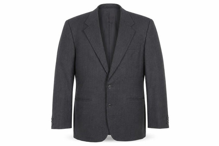 Chatsworth Men’s Grey Wool Blazer Jacket Size 40R Single Breasted