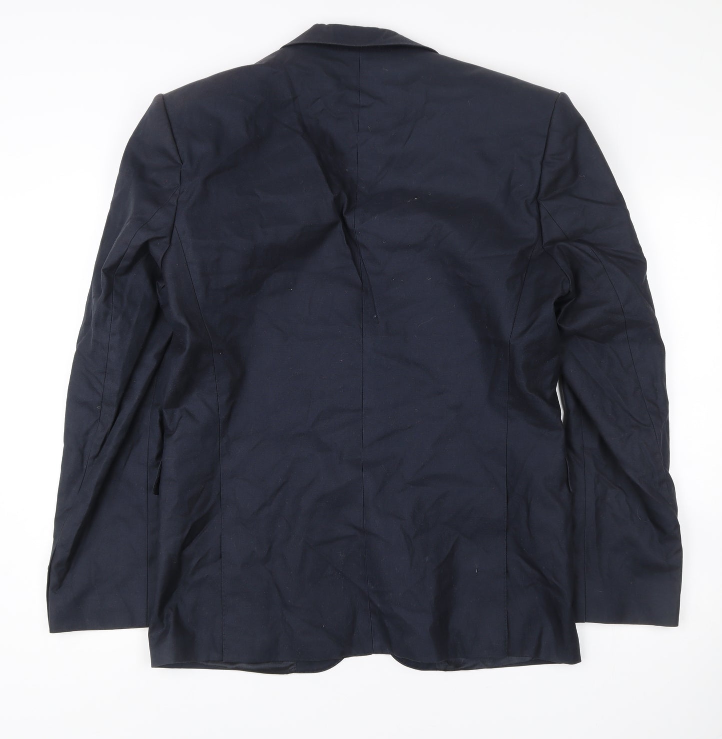 Hugo Boss Men's Blue 42R Blazer Jacket Cotton Business Formal