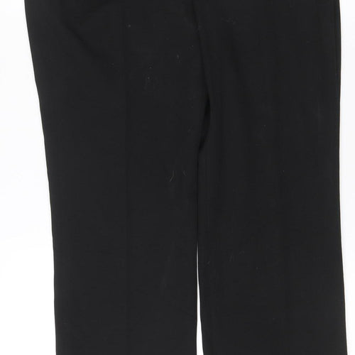 John Richmond Women’s Black Size 12 Slim Fit Belted Dress Pants