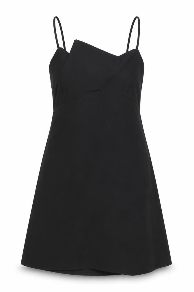 Zara Women’s Black Slip Dress S Short Strappy V-Neck Party