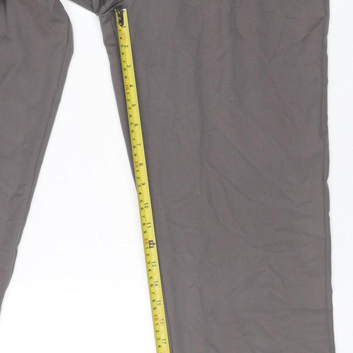 NA-KD Women’s Grey Wide-Leg Pleated Trousers Size 8