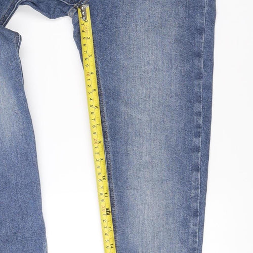 Topshop Women Blue Size 8 Skinny Slim Fit Denim Jeans W25 L32