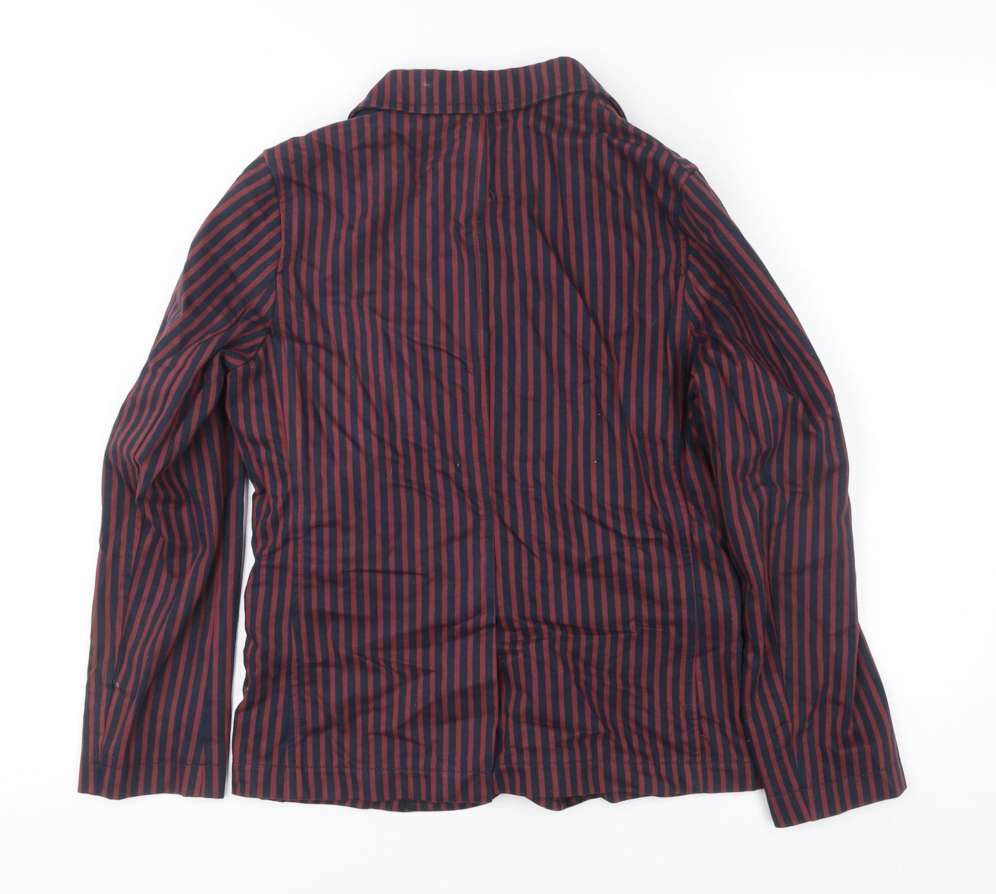 J Jeans Boys Red Blue Striped Cotton Suit Jacket 11 Years Casual Party