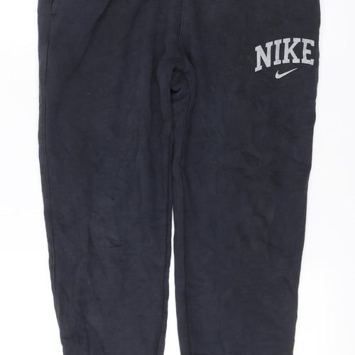 Nike Men's Black Jogger Sweatpants Size S Cotton Blend