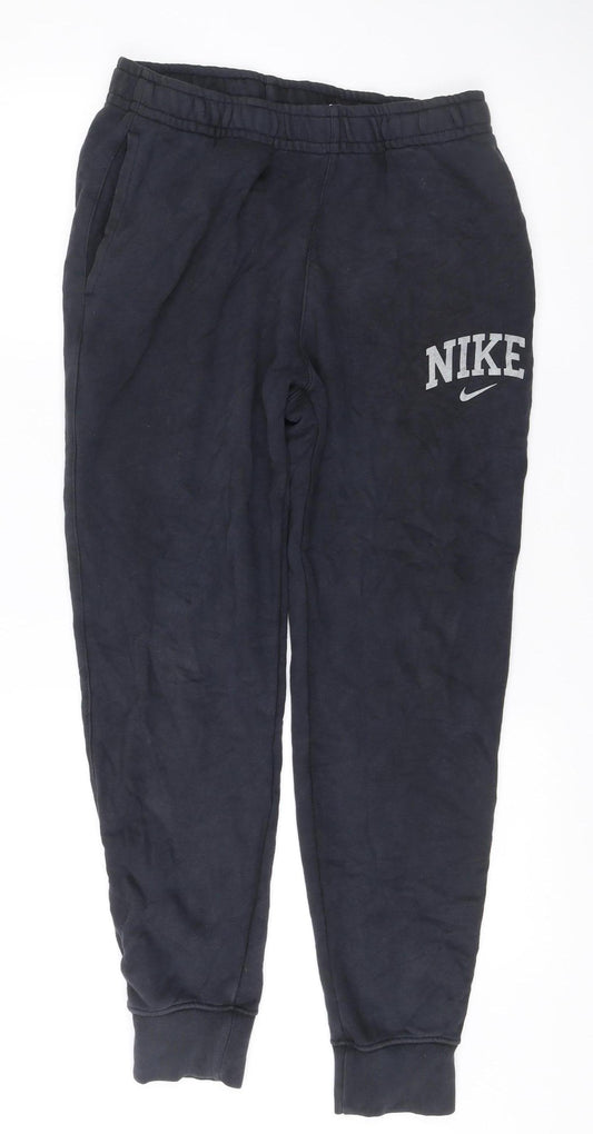 Nike Men's Black Jogger Sweatpants Size S Cotton Blend