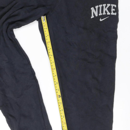 Nike Men's Black Jogger Sweatpants Size S Cotton Blend