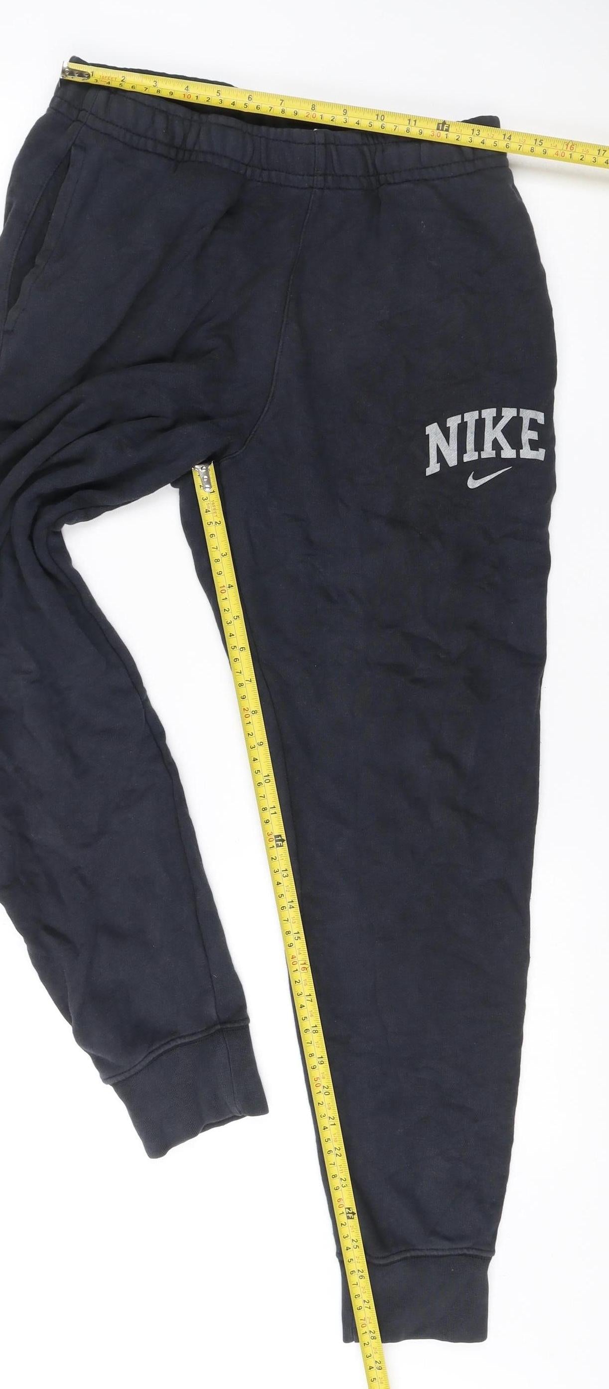 Nike Men's Black Jogger Sweatpants Size S Cotton Blend