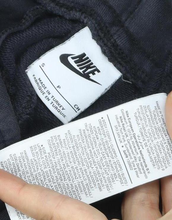 Nike Men's Black Jogger Sweatpants Size S Cotton Blend