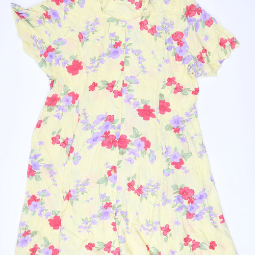 Classics Women’s Multicoloured Floral Midi Shirt Dress L