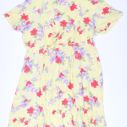 Classics Women’s Multicoloured Floral Midi Shirt Dress L