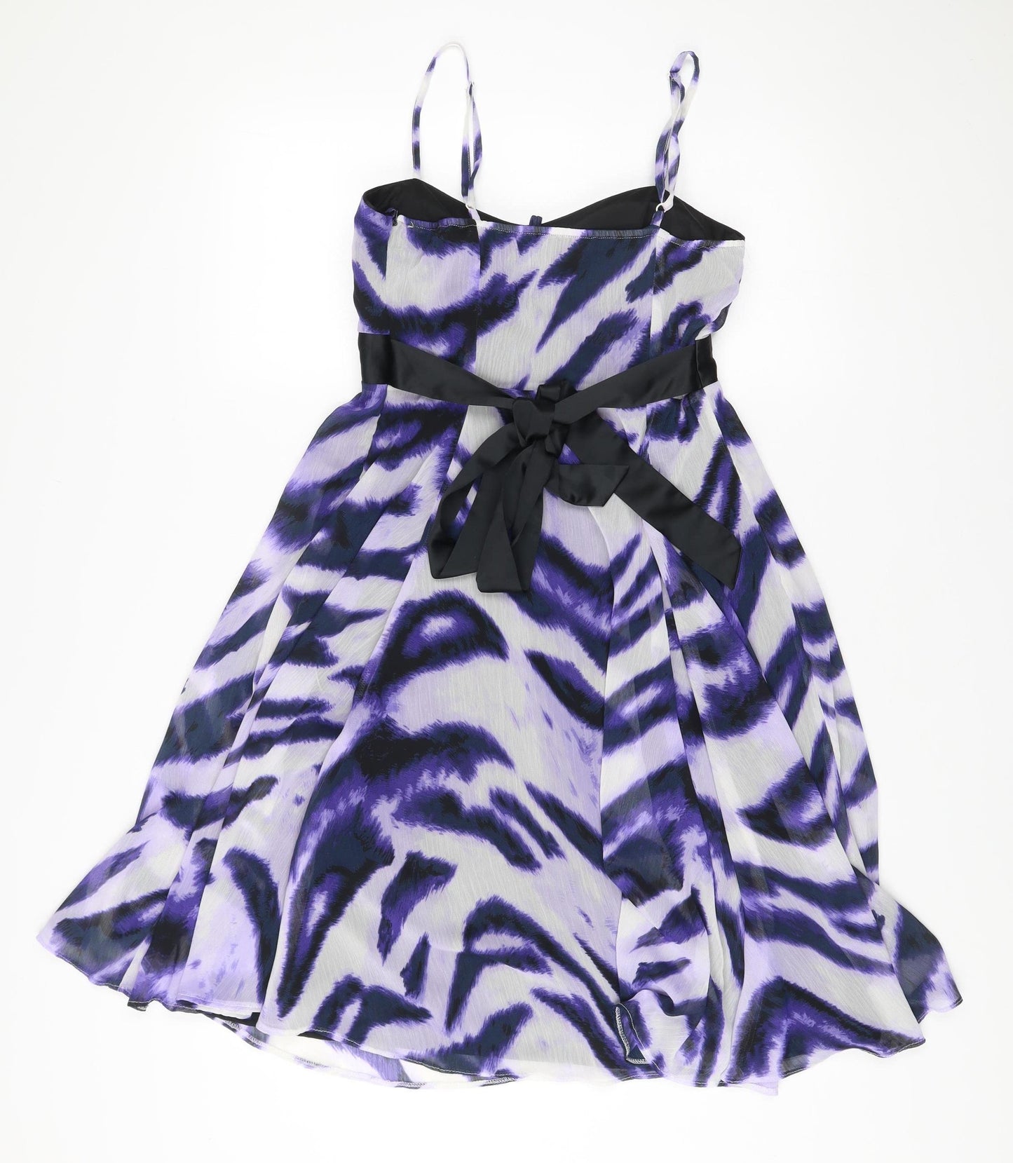 Star by Julien Macdonald Women’s Purple Animal Print Dress Size 10