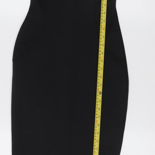 TFNC London Women's Black White Colourblock Sheath Midi Dress Size S