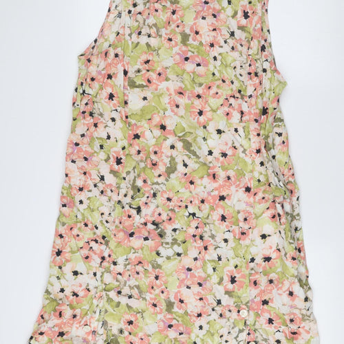 J. Jill Women’s Multicoloured Floral Shift Dress XL Linen
