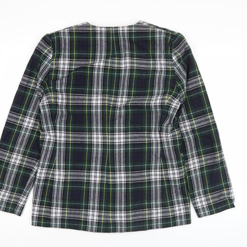 Hamells Women’s Multicoloured Check Blazer Size 14 Wool Blend