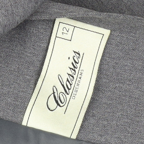 Debenhams Classics Women's Grey Size 12 Suit Jacket Blazer