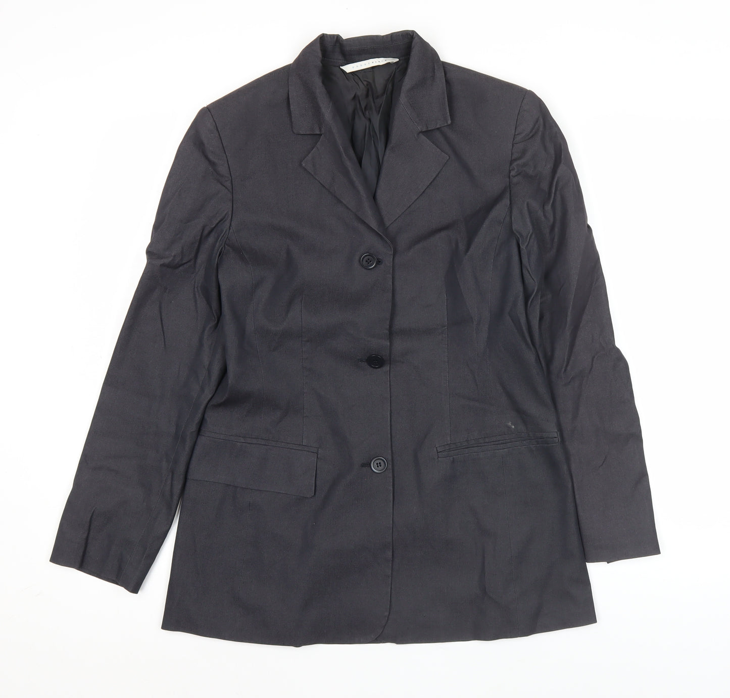Pennyblack Womens Black UK 14 Classic Single-Breasted Blazer Jacket