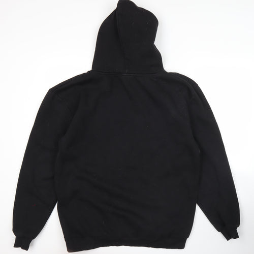 Infinity Mens Black XL Pullover Hoodie Logo Graphic Hooded Sweatshirt