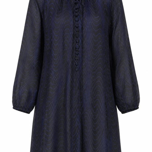 French Connection Women’s Black Polka Dot Shift Dress UK 12