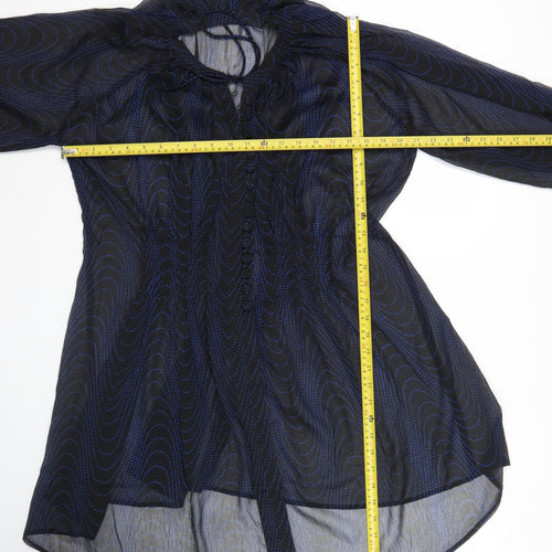 French Connection Women’s Black Polka Dot Shift Dress UK 12
