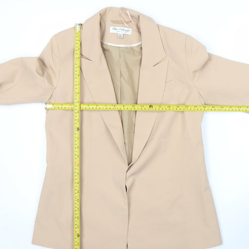 Miss Selfridge Women’s Beige Blazer UK 6 Tailored Jacket