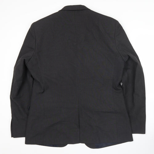 Limehaus Men's Grey Suit Jacket 42R Regular Fit Two-Button