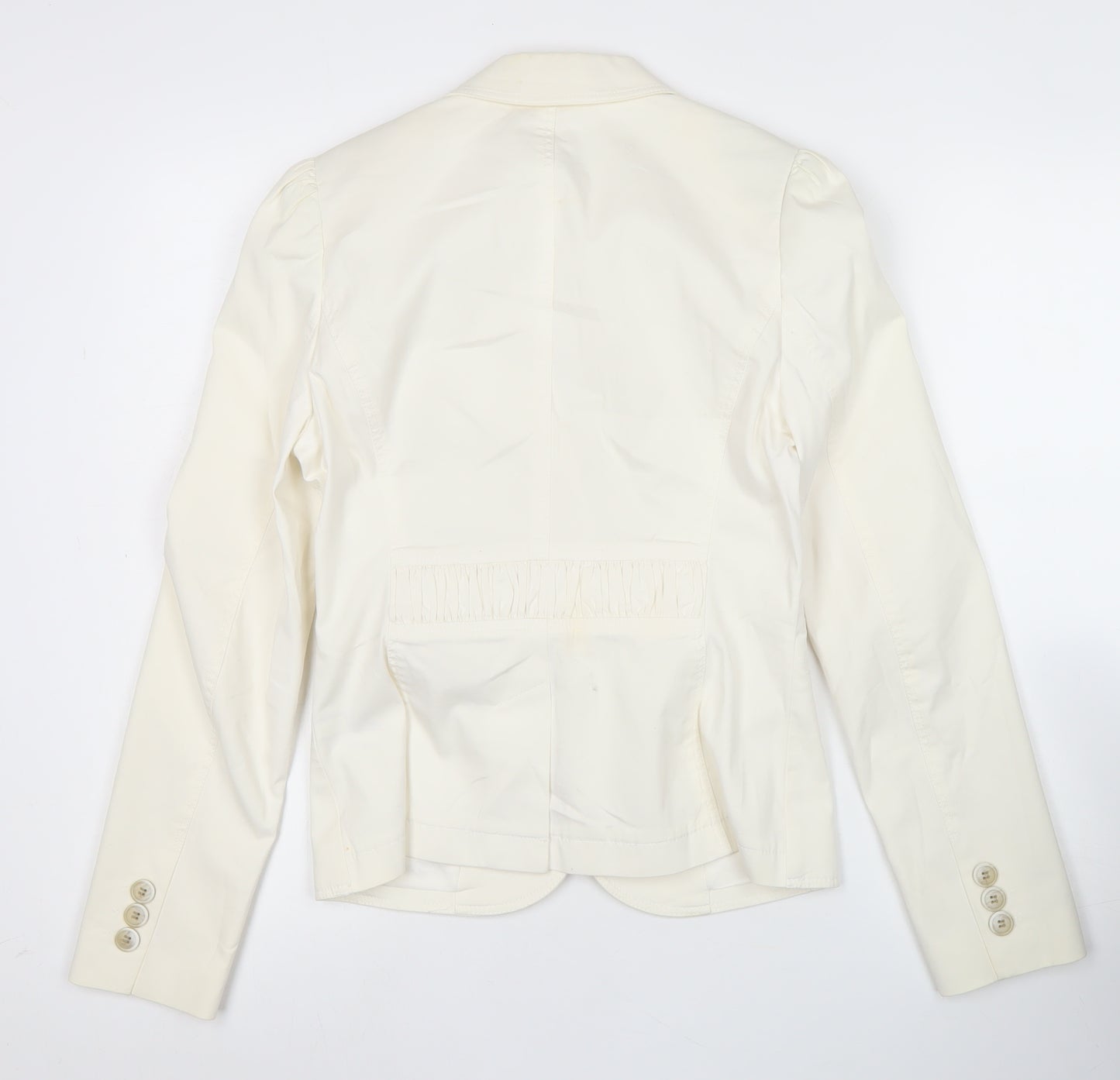 Esprit Women Ivory Slim Fit Suit Jacket UK 6 Notch Lapel